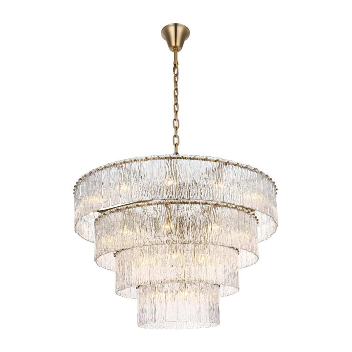 Georgina Chandelier in Satin Gold by Elegant