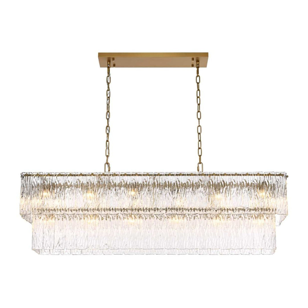 Georgina Chandelier in Satin Gold by Elegant