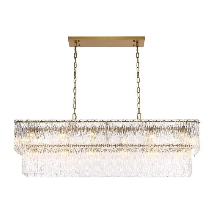 Georgina Chandelier in Satin Gold by Elegant