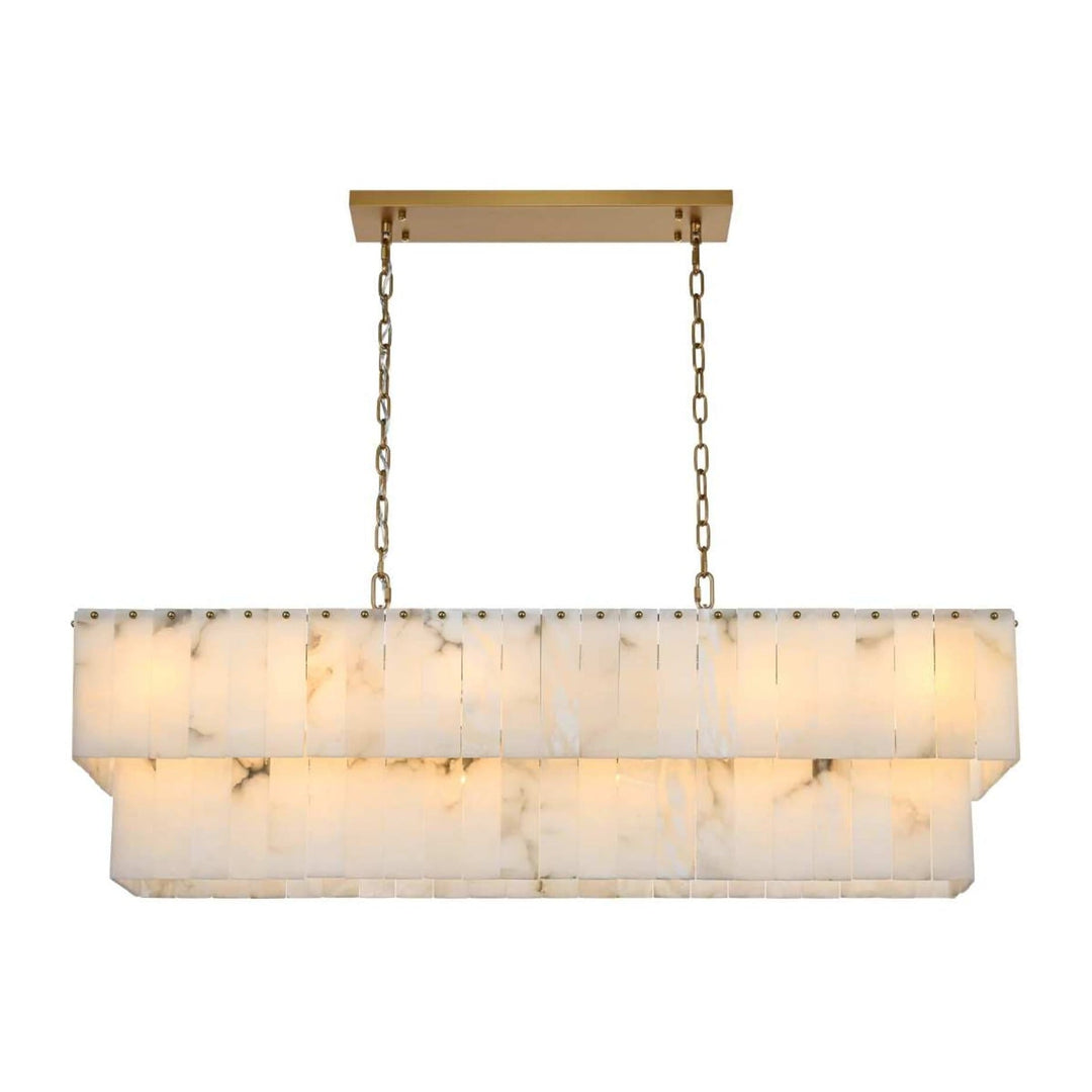 Georgina Chandelier in Satin Gold by Elegant