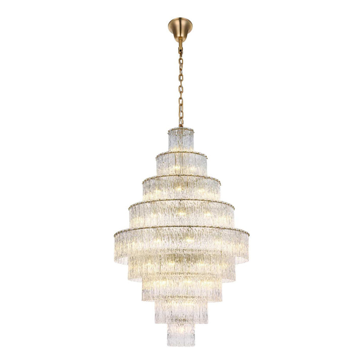 Georgina Chandelier in Satin Gold by Elegant