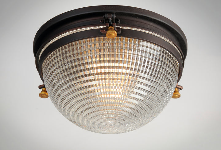 Portside 1-Light Flush Mount Oil Rubbed Bronze / Antique Brass alternate view