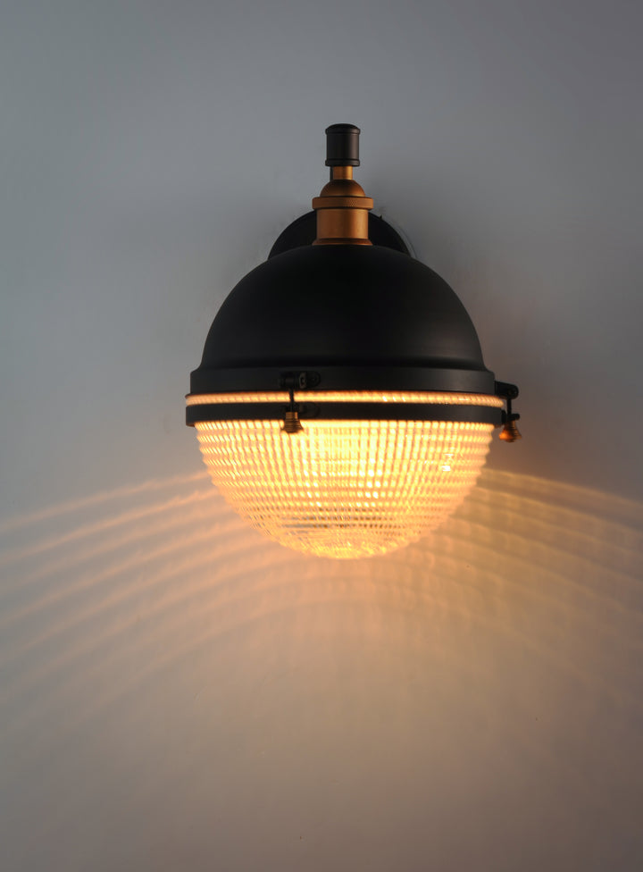 Portside Outdoor Wall Sconce Oil Rubbed Bronze / Antique Brass alternate view