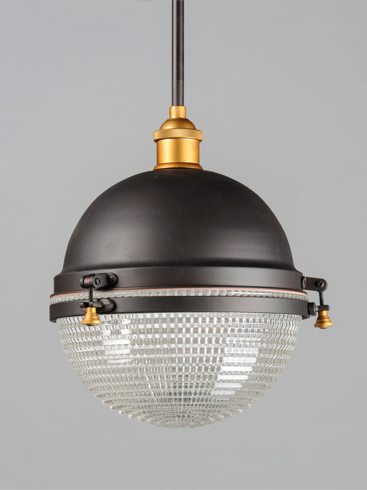 Portside Outdoor Pendant Oil Rubbed Bronze / Antique Brass alternate view