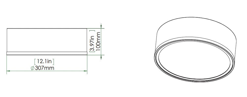 Bradley - LED 1 Light Flush Mount