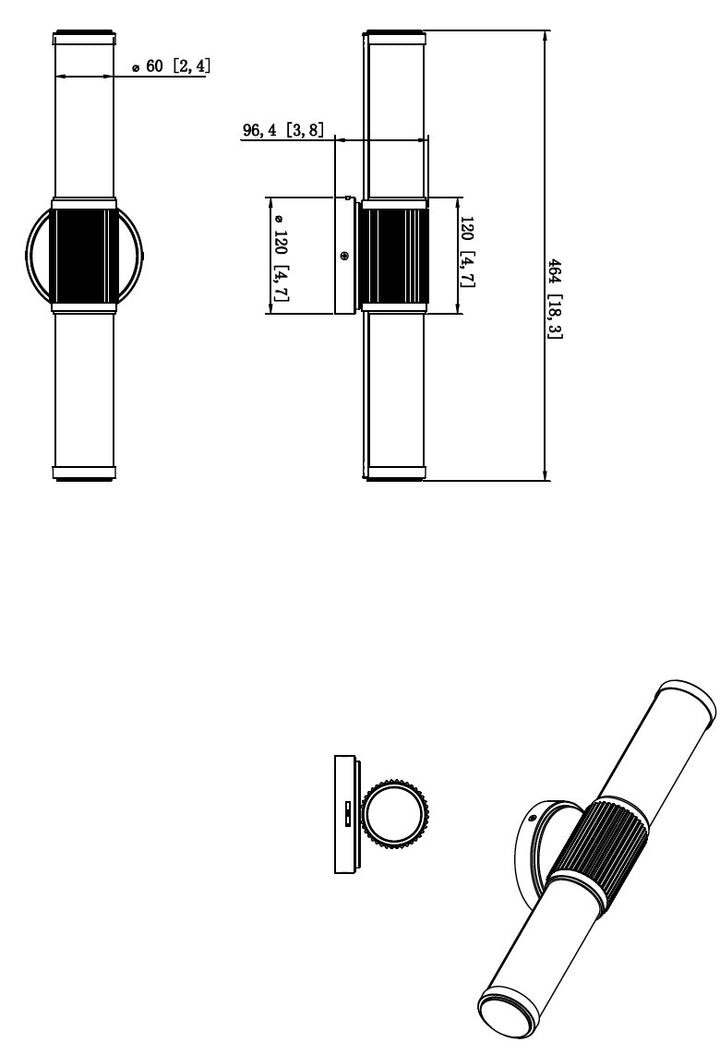 Solange - LED 1 Light Vanity