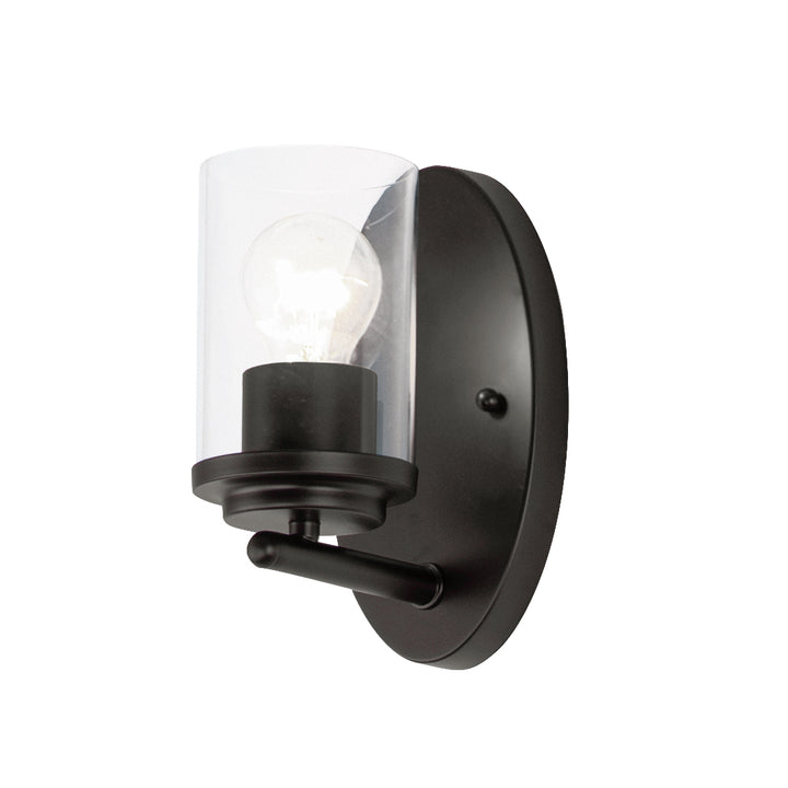 Corona 1-Light Wall Sconce Black (CLBK)