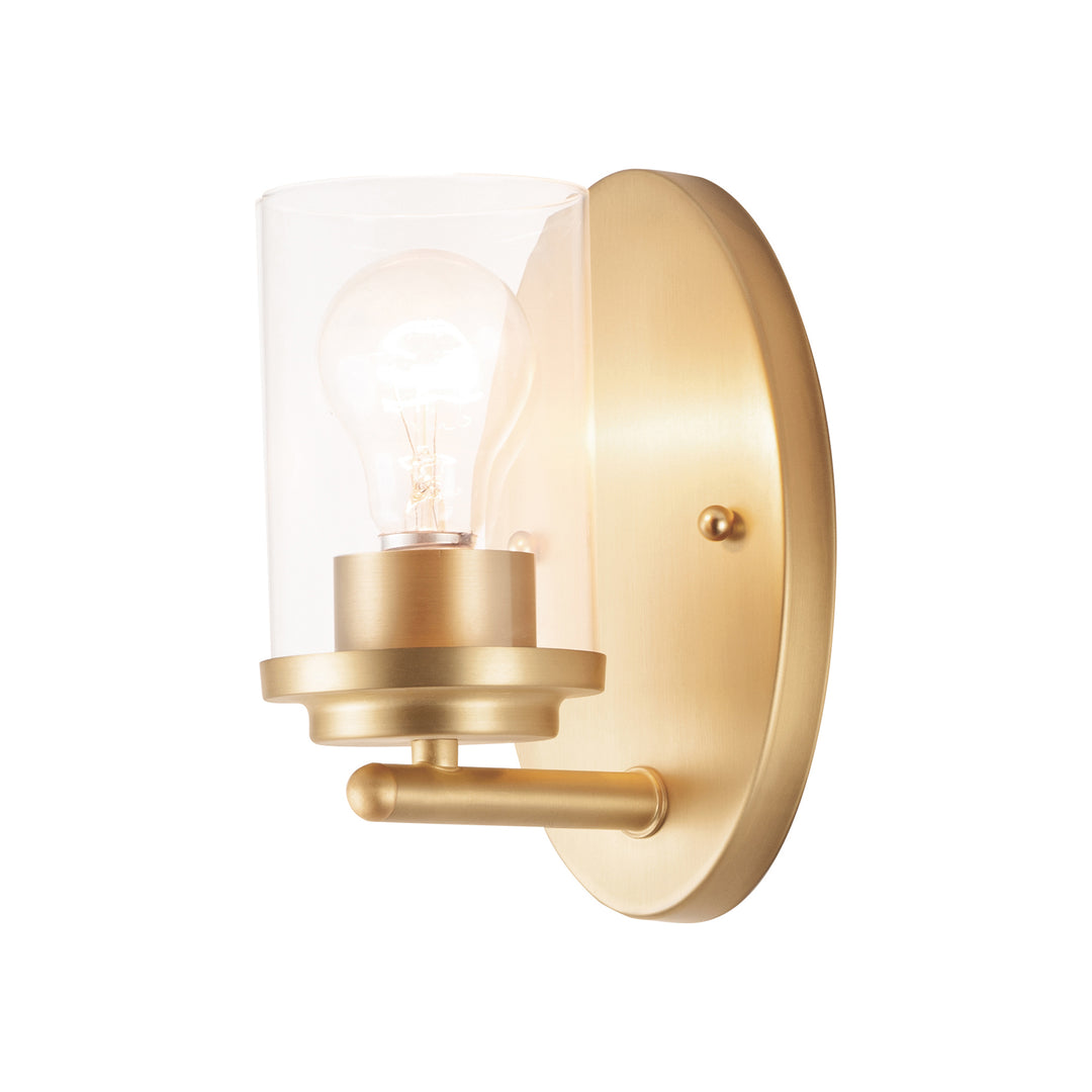Corona 1-Light Wall Sconce Satin Brass (CLSBR)
