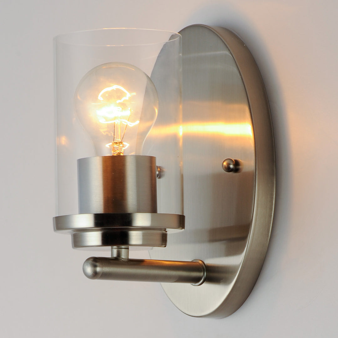 Corona 1-Light Wall Sconce Satin Nickel (CLSN) alternate view