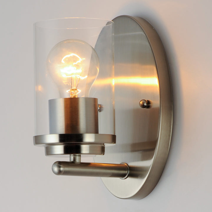 Corona 1-Light Wall Sconce Satin Nickel (CLSN) alternate view