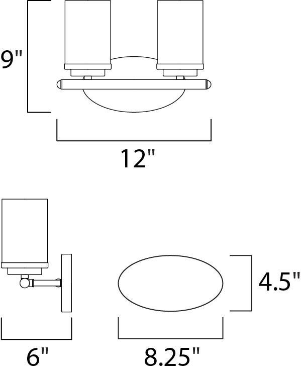 Corona Bath Vanity dimensions diagram