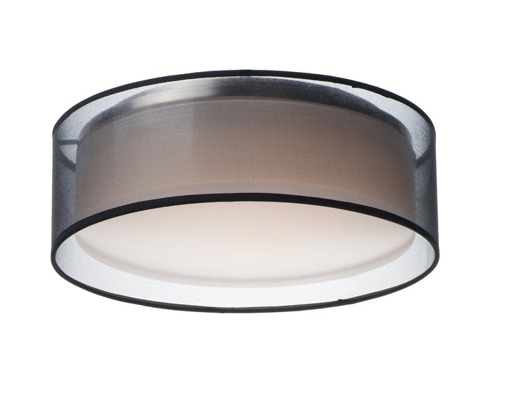 Prime LED Flush Mount in Black Organza by Maxim Lighting