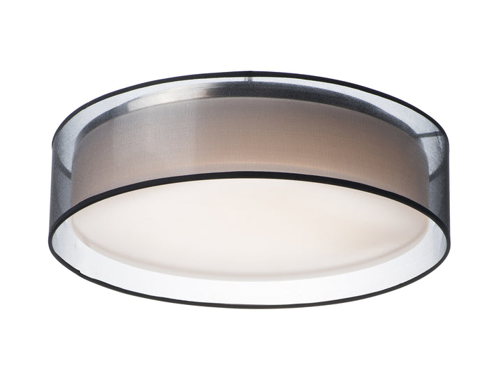 Prime LED Flush Mount in Black Organza by Maxim Lighting