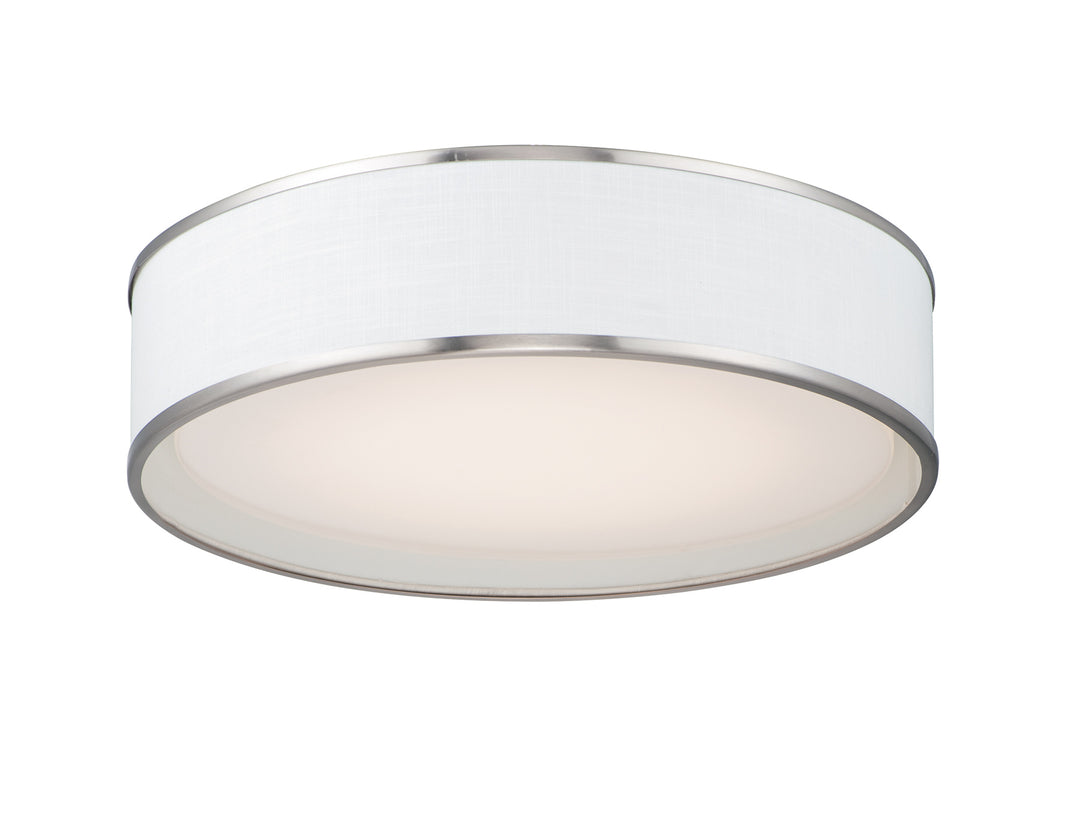 Prime LED Flush Mount in Satin Nickel by Maxim Lighting