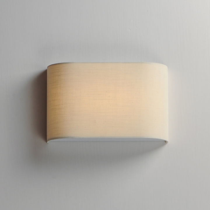 Prime 13" Wide LED Sconce Oatmeal alternate view