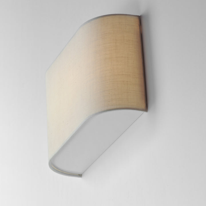 Prime 13" Wide LED Sconce Oatmeal alternate view