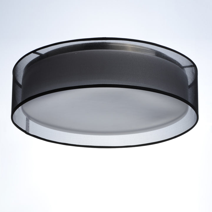 Prime LED Flush Mount 120-277V Black Organza alternate view