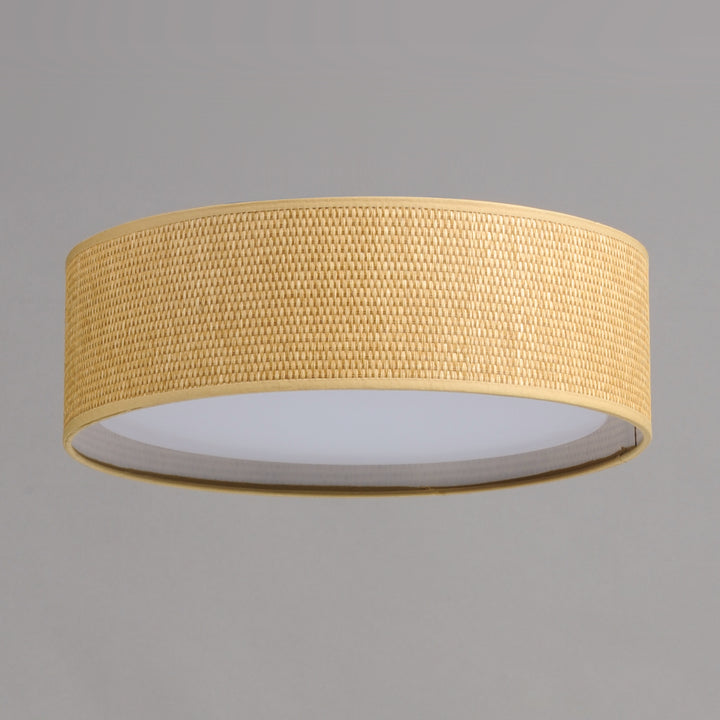 Prime LED Flush Mount 120-277V Grass Cloth alternate view