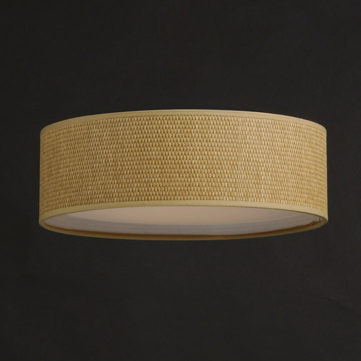 Prime LED Flush Mount 120-277V Grass Cloth alternate view