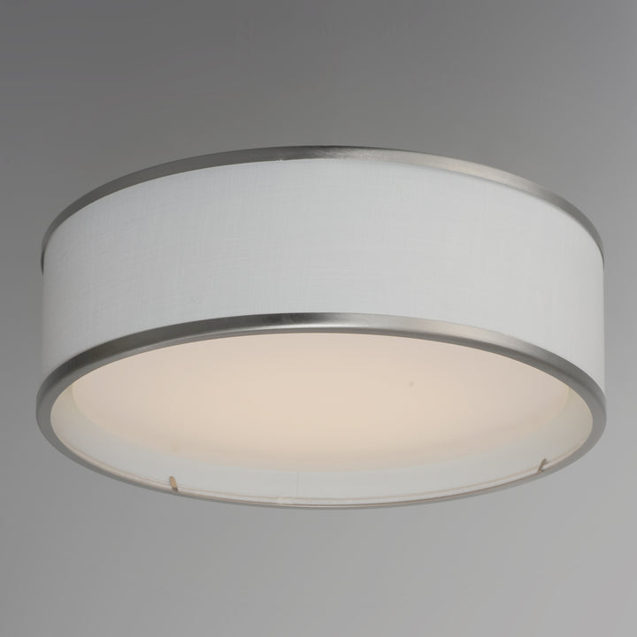 Prime LED Flush Mount 120-277V Wool / Satin Nickel alternate view