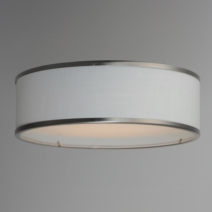 Prime LED Flush Mount 120-277V Wool / Satin Nickel alternate view