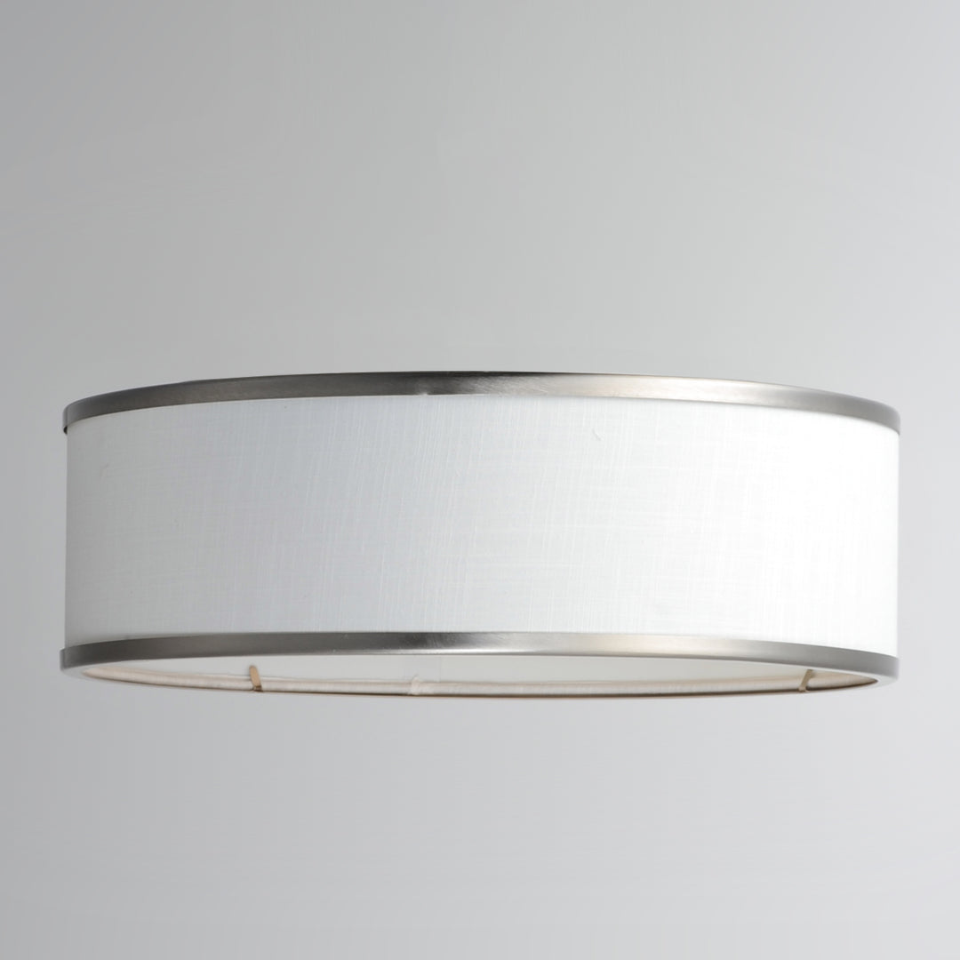 Prime LED Flush Mount 120-277V Wool / Satin Nickel alternate view