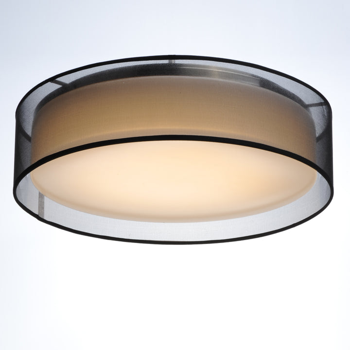 Prime LED Flush Mount 120-277V Black Organza alternate view