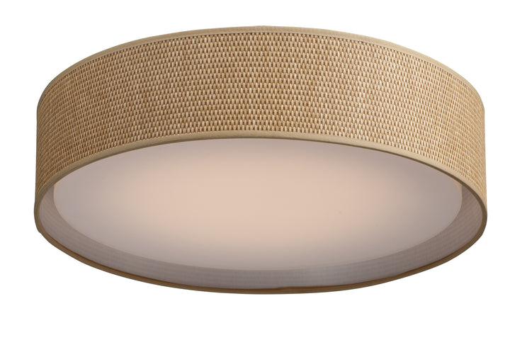 Prime LED Flush Mount 120-277V Grass Cloth