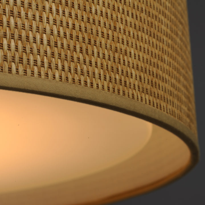 Prime LED Flush Mount 120-277V Grass Cloth alternate view