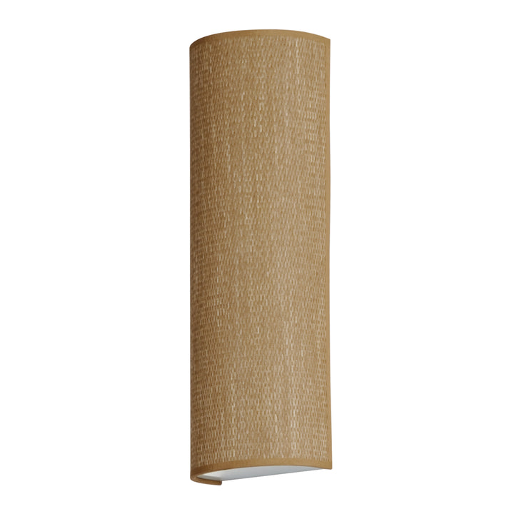 Prime 18" Tall LED Sconce 120-277 UNV Dim Grass Cloth