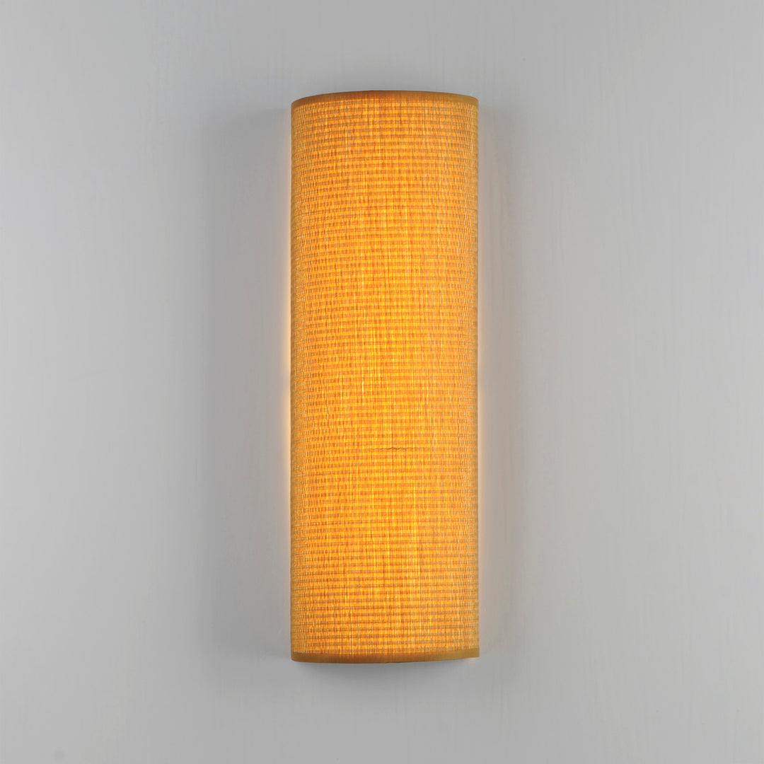 Prime 18" Tall LED Sconce 120-277 UNV Dim Grass Cloth alternate view