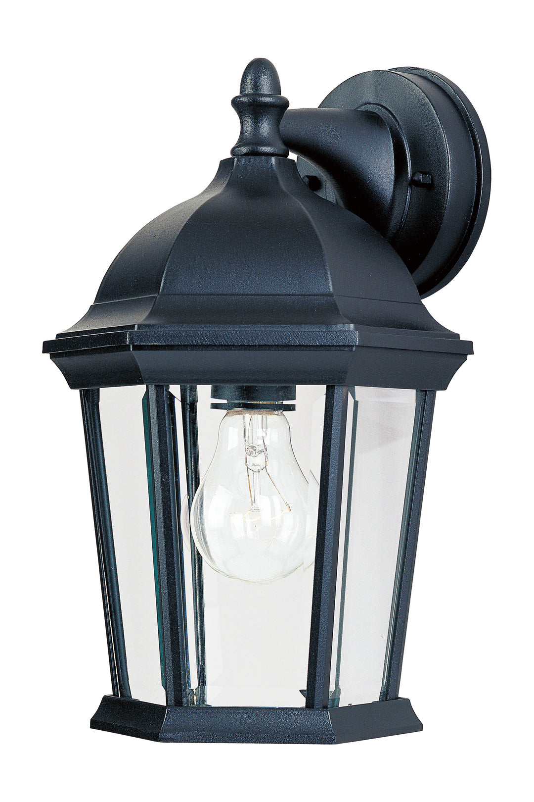 Builder Cast 1-Light Outdoor Wall Lantern Black