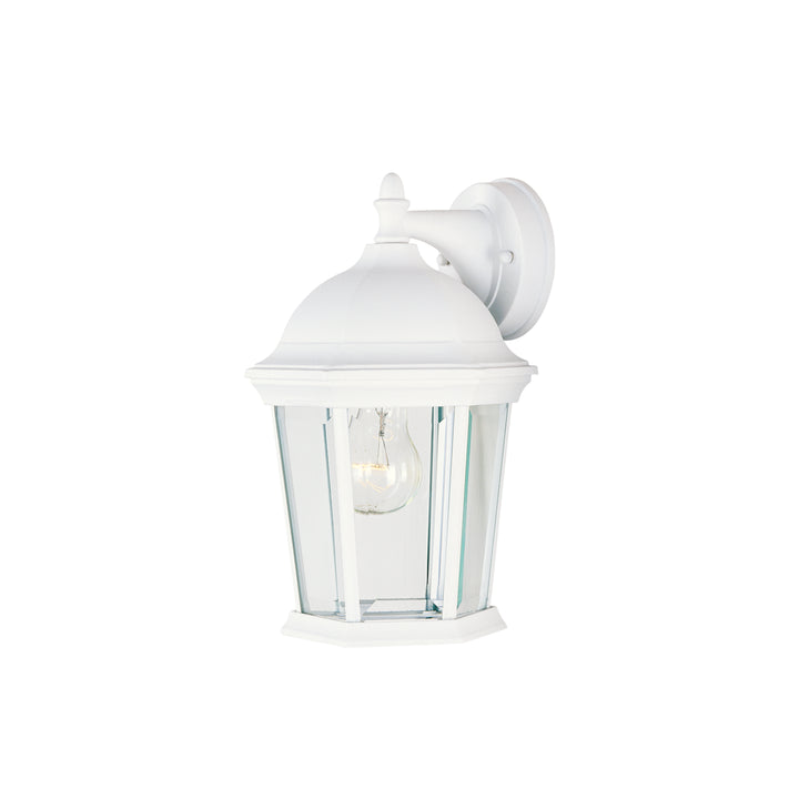 Builder Cast 1-Light Outdoor Wall Lantern White