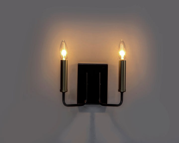 Sullivan 2-Light Bath Vanity Black / Gold alternate view