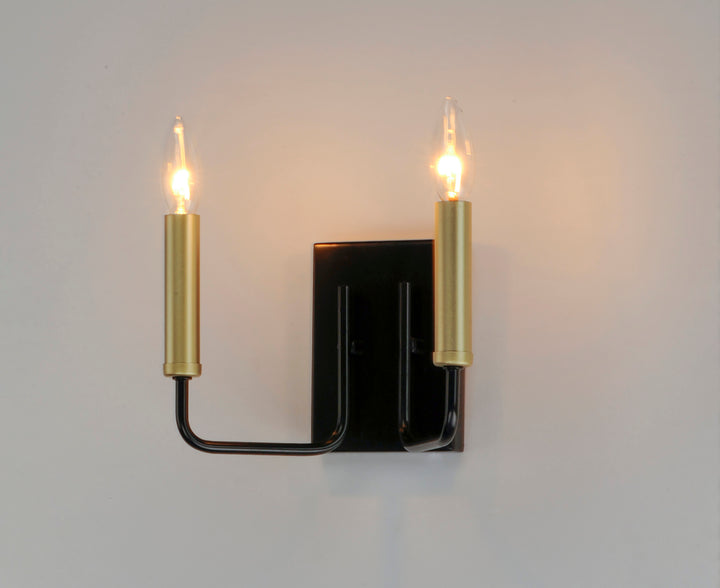 Sullivan 2-Light Bath Vanity Black / Gold alternate view