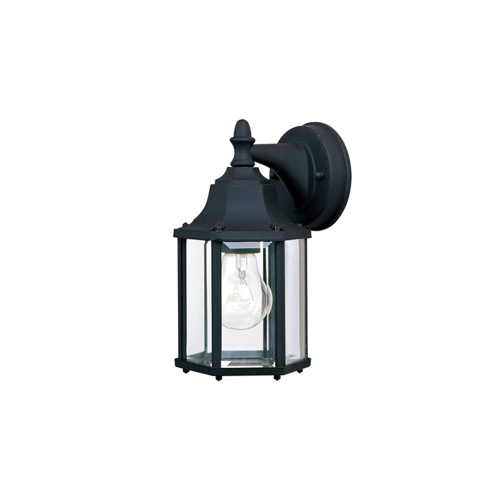 Builder Cast 1-Light Outdoor Wall Lantern Black