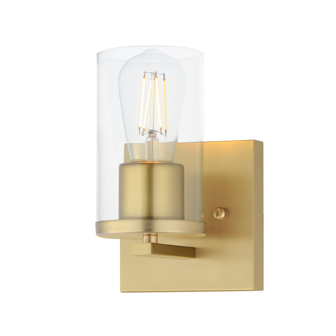 Lateral Bath Vanity Satin Brass