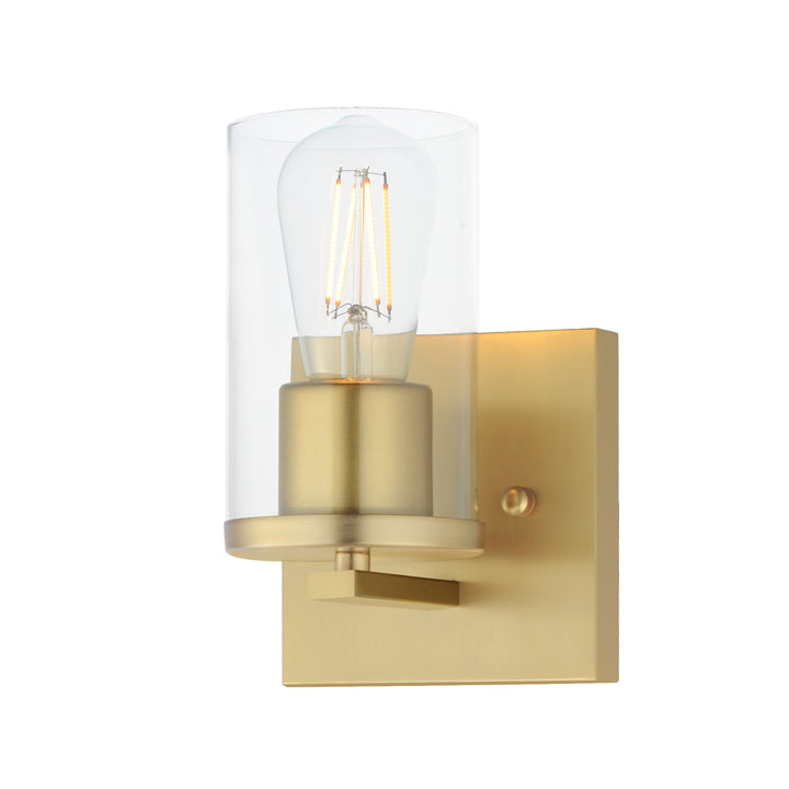Lateral Bath Vanity Satin Brass