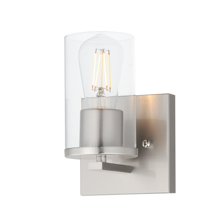 Lateral Bath Vanity Satin Nickel