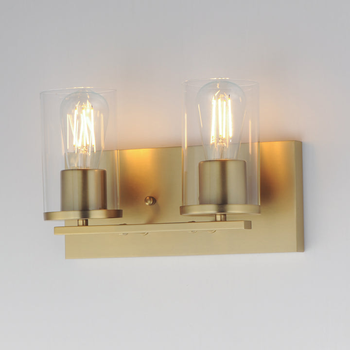Lateral Bath Vanity Satin Brass alternate view