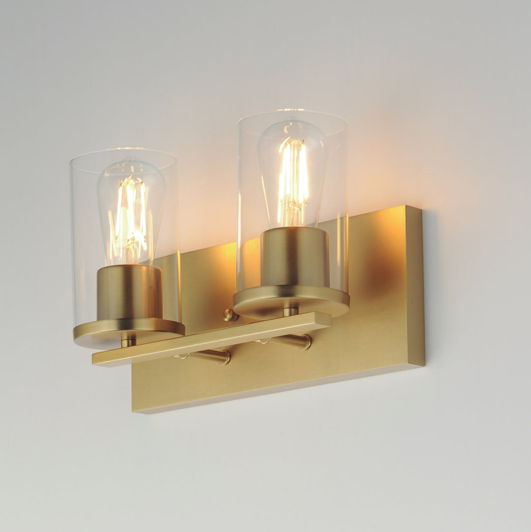 Lateral Bath Vanity Satin Brass alternate view