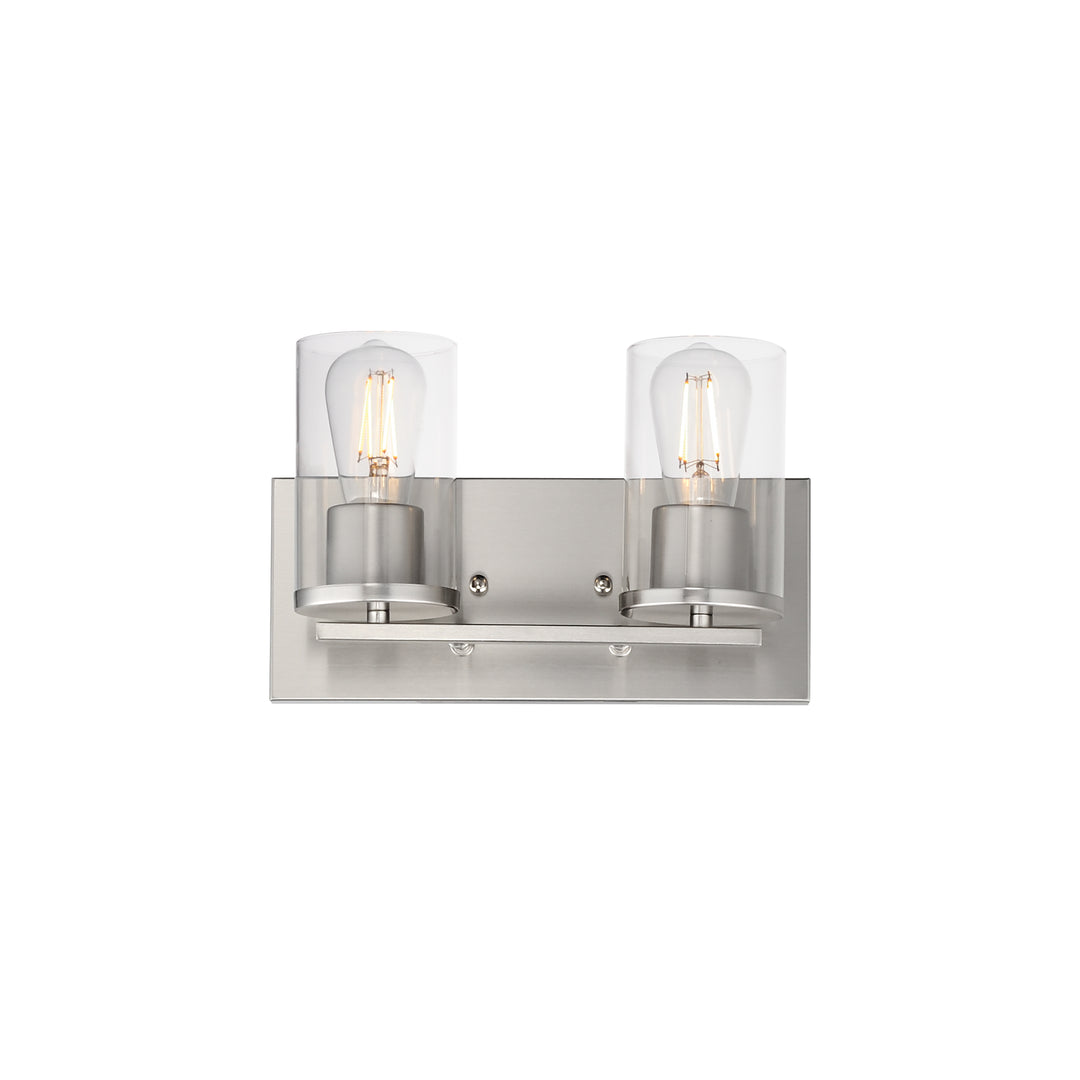 Lateral Bath Vanity Satin Nickel