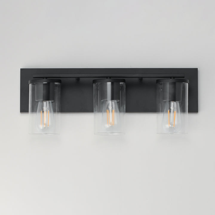 Lateral Bath Vanity Black alternate view