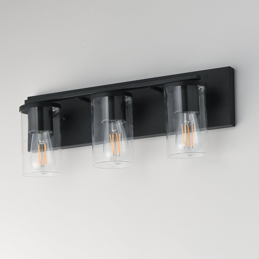 Lateral Bath Vanity Black alternate view