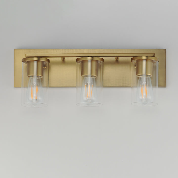 Lateral Bath Vanity Satin Brass alternate view