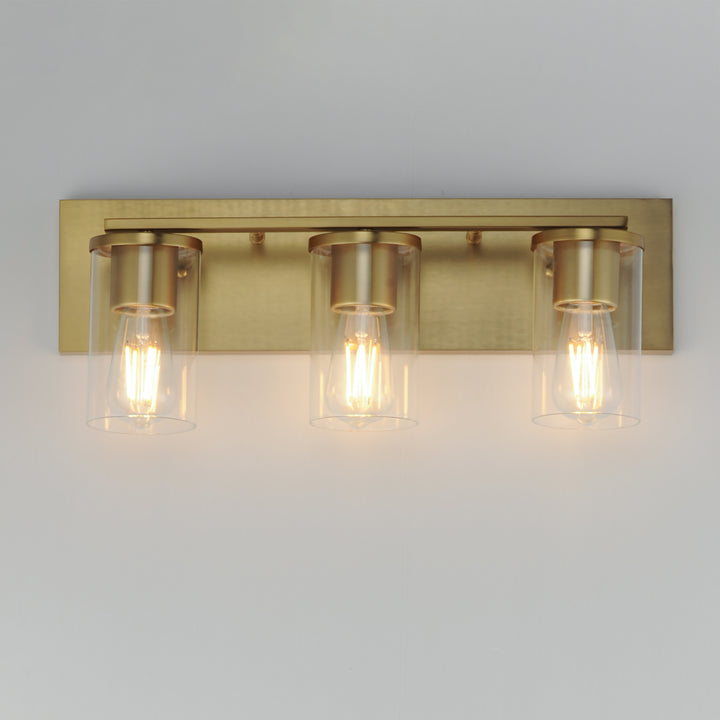 Lateral Bath Vanity Satin Brass alternate view