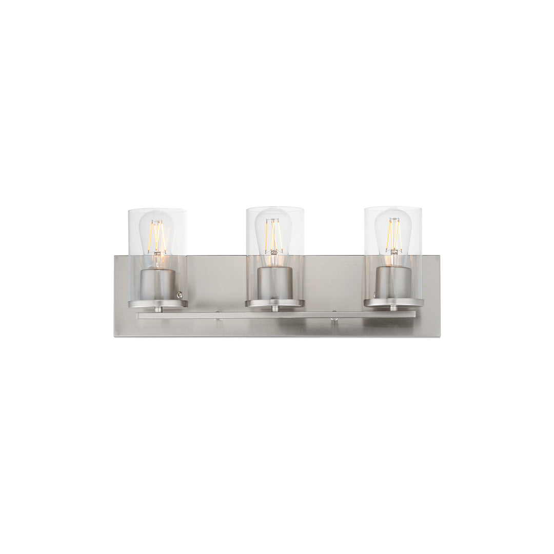 Lateral Bath Vanity Satin Nickel