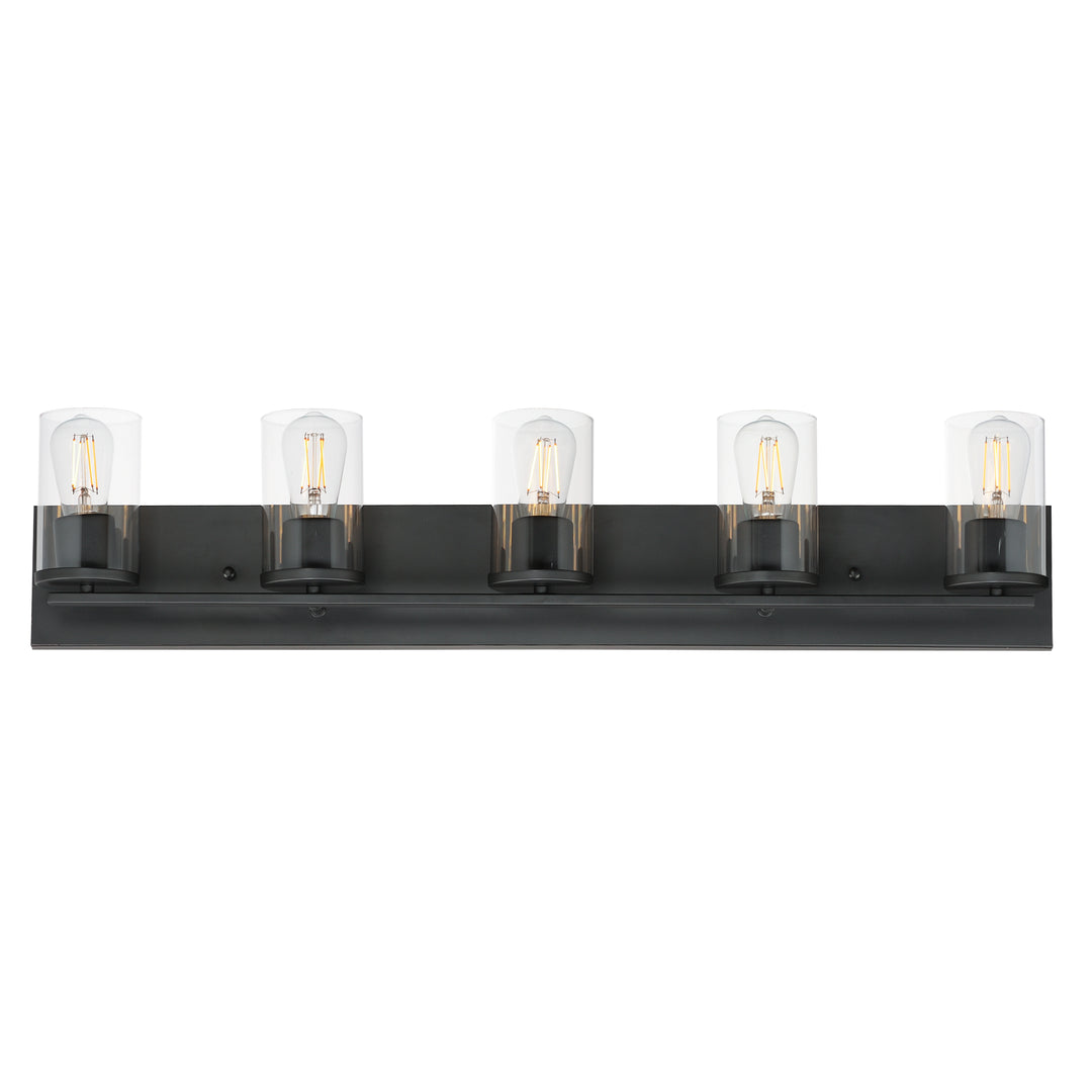 Lateral Bath Vanity Black