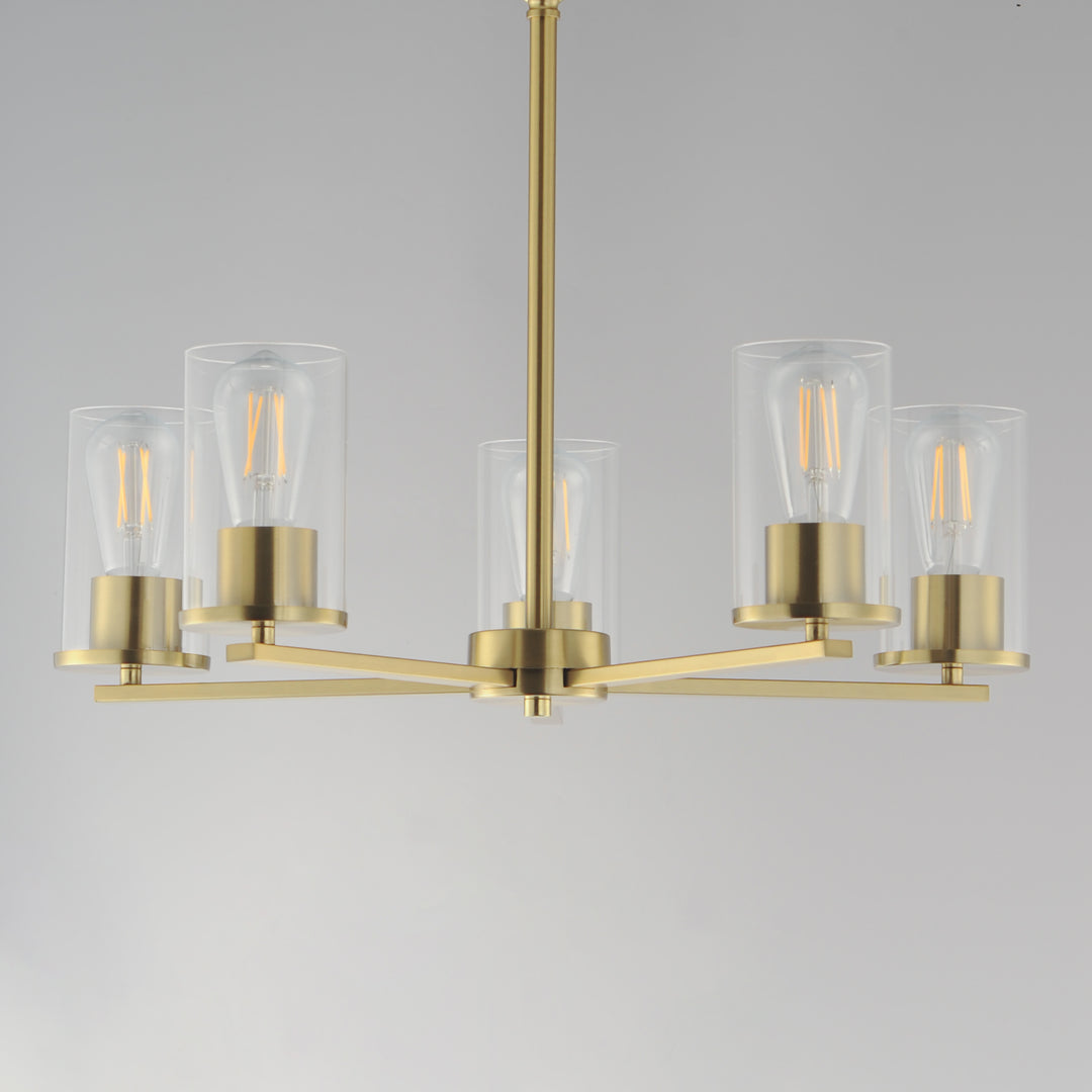 Lateral Chandelier Satin Brass (CLSBR) alternate view
