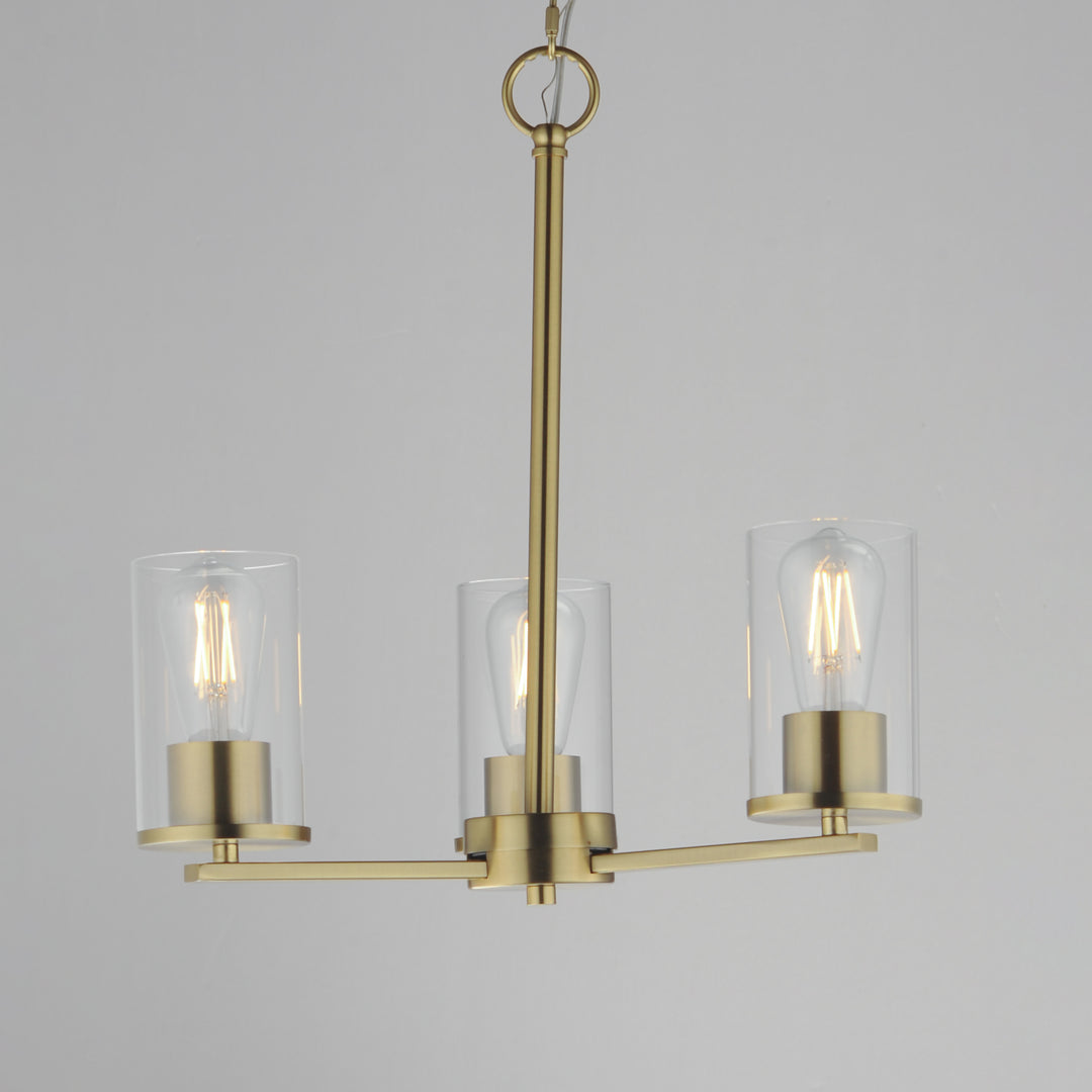 Lateral Chandelier Satin Brass (CLSBR) alternate view